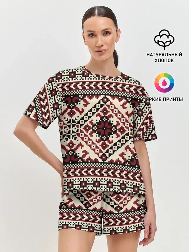 Женская пижама с шортами