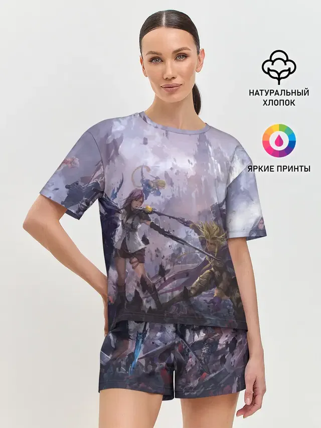 Женская пижама с шортами