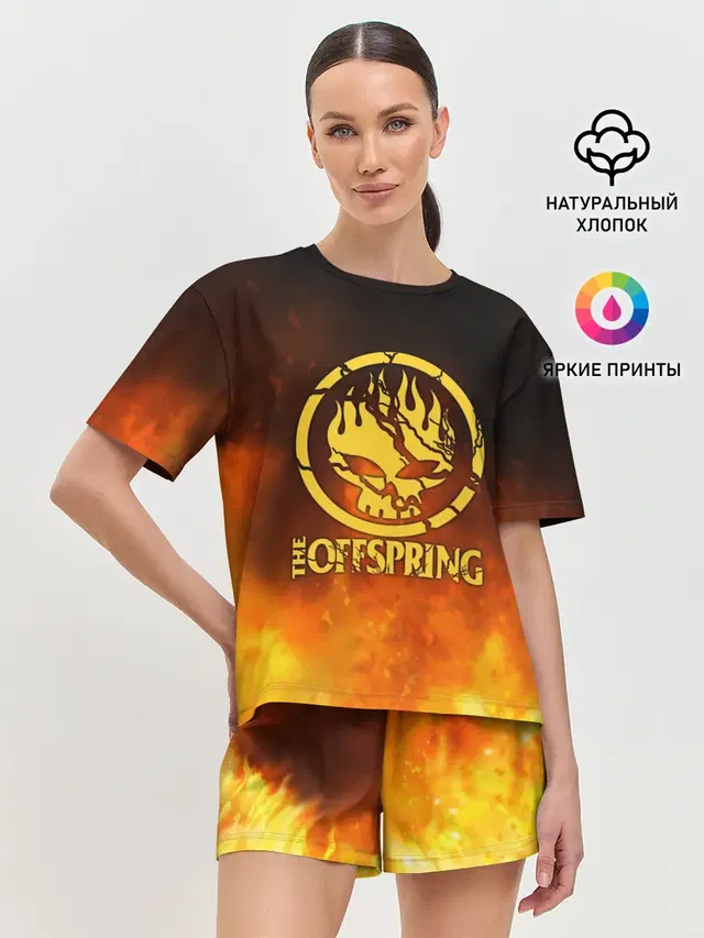 Женская пижама с шортами с принтом «Offspring — The Offspring»