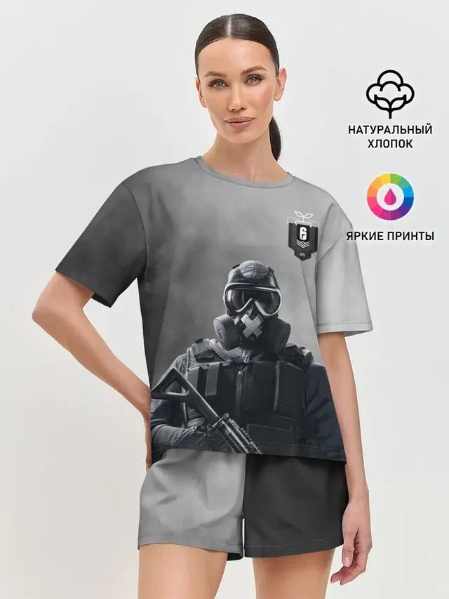 Женская пижама с шортами