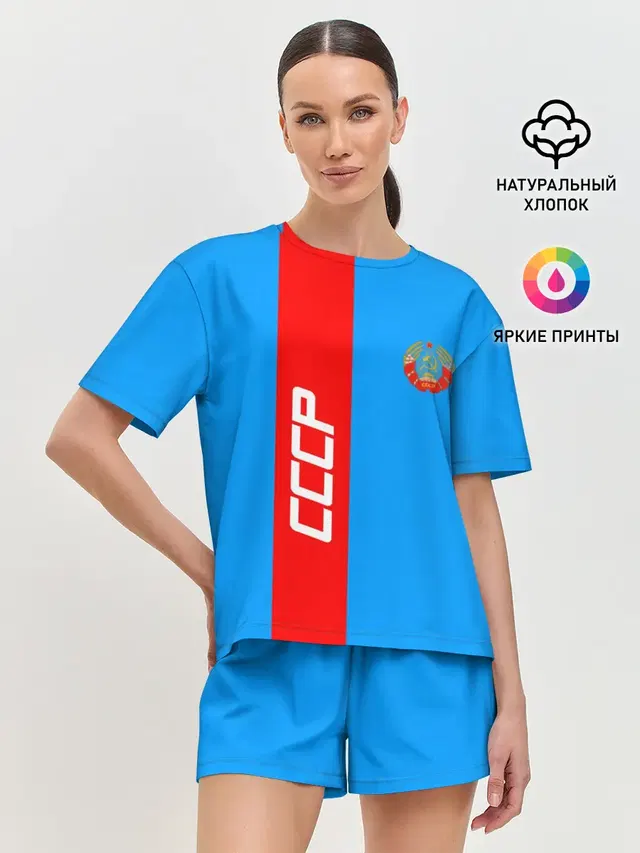 Женская пижама с шортами