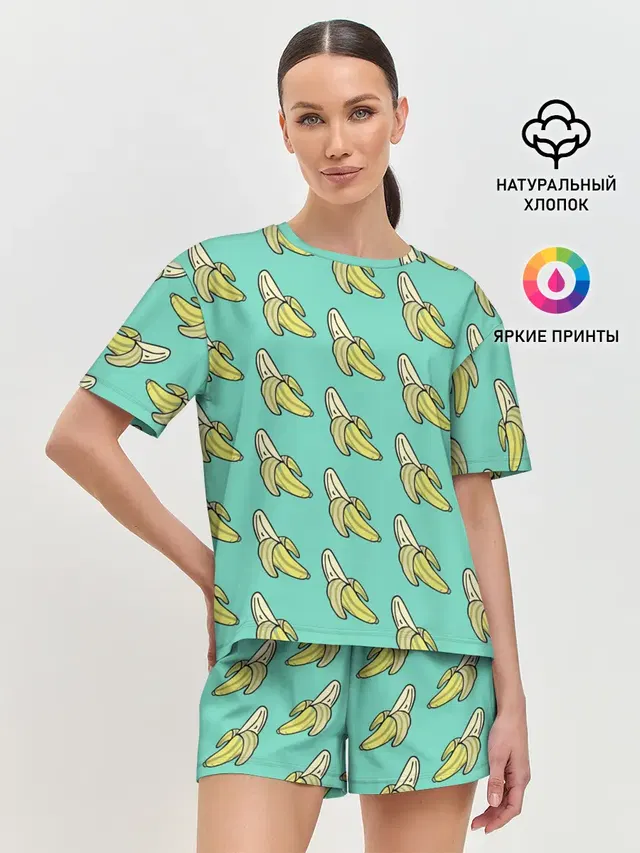 Женская пижама с шортами
