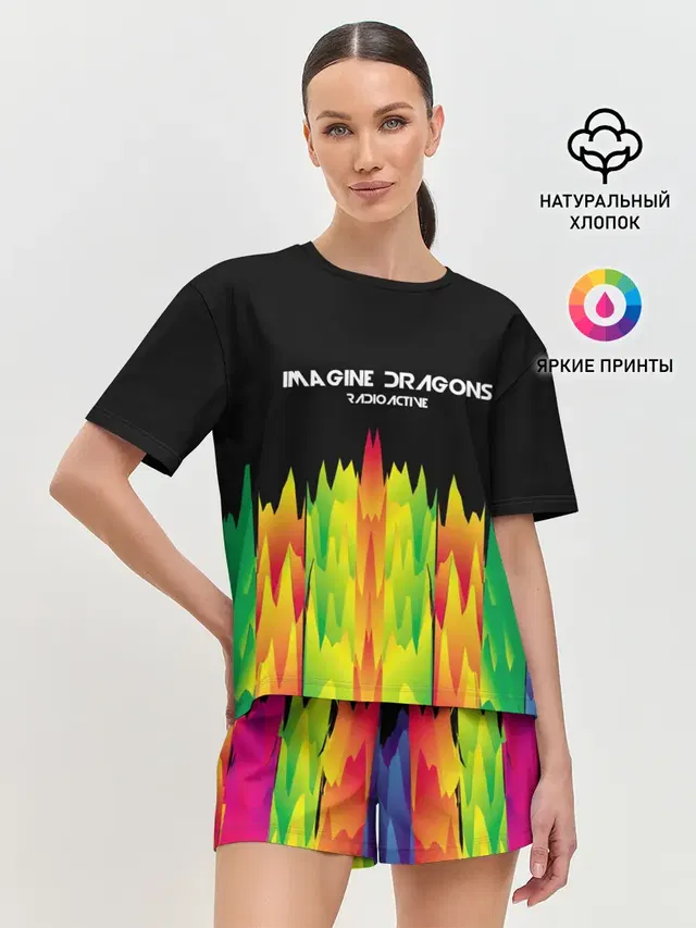Женская пижама с шортами