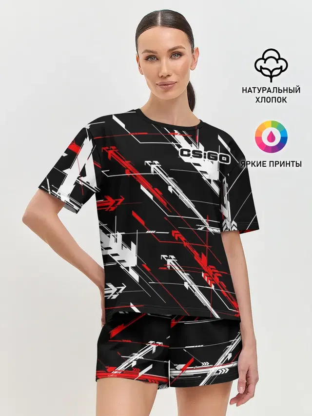 Женская пижама с шортами