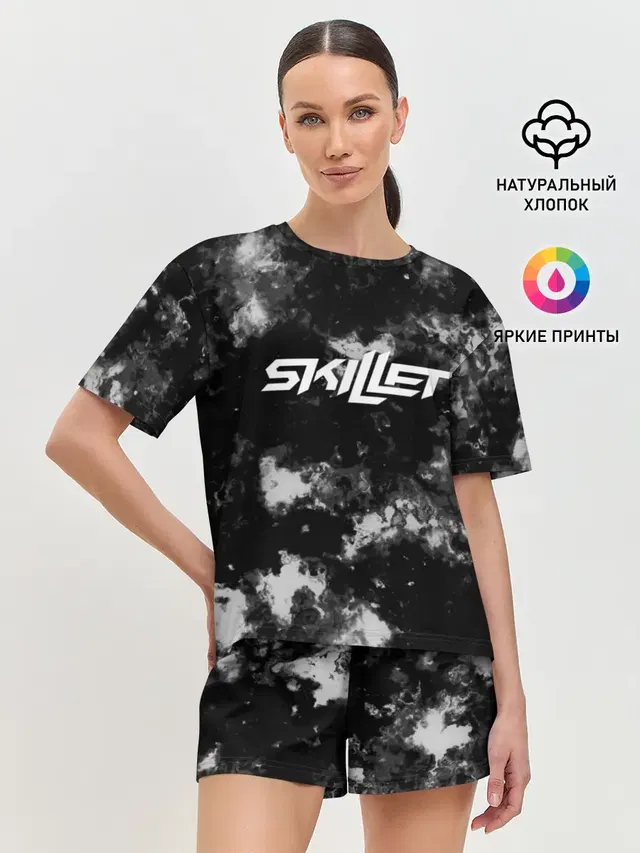 Женская пижама с шортами