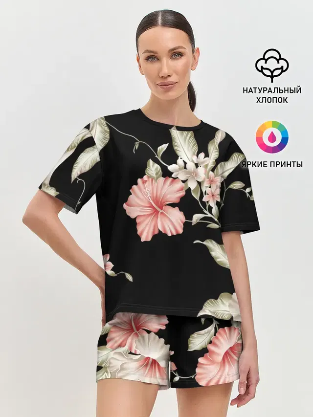 Женская пижама с шортами