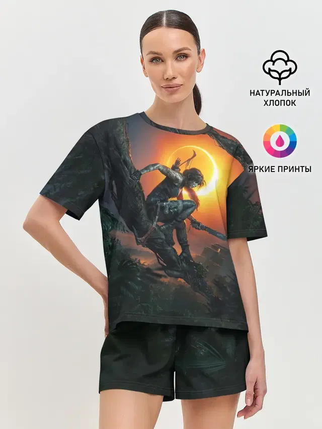 Женская пижама с шортами