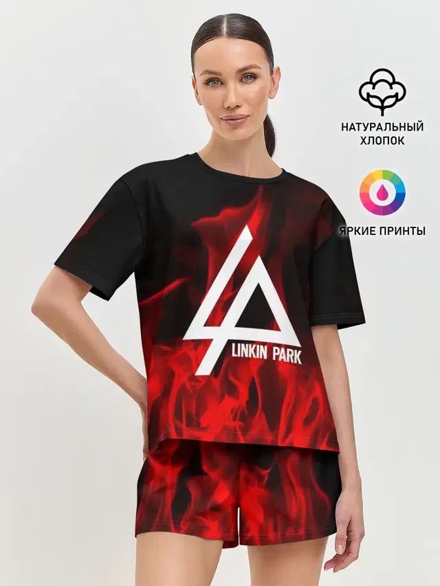 Женская пижама с шортами