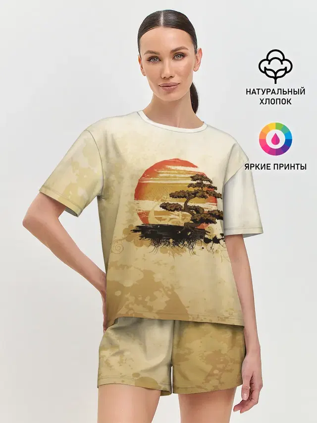 Женская пижама с шортами