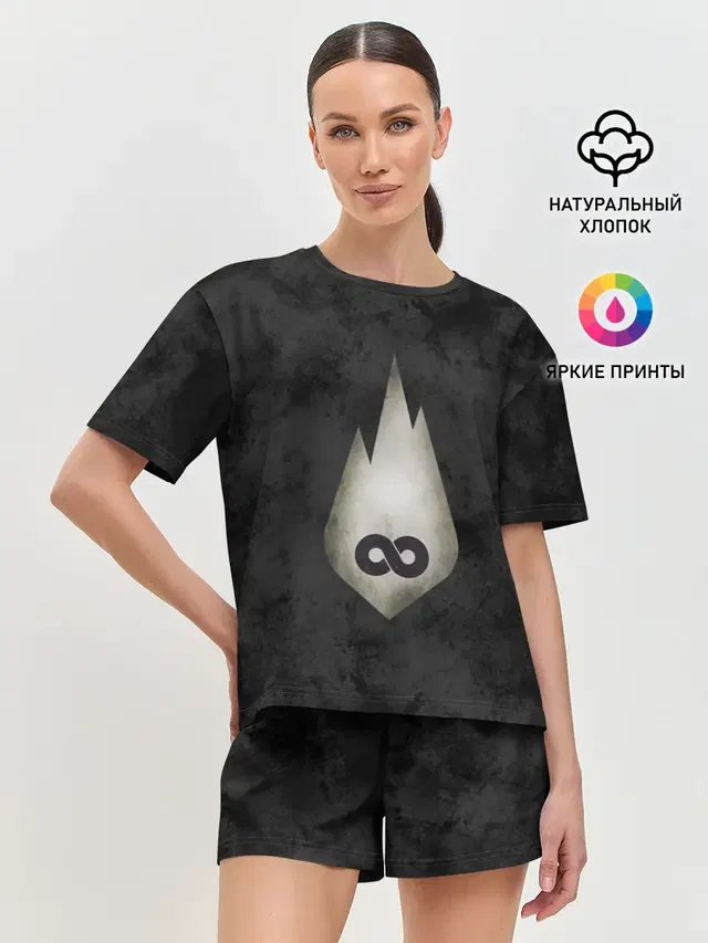 Женская пижама с шортами