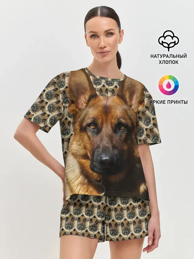 Женская пижама с шортами