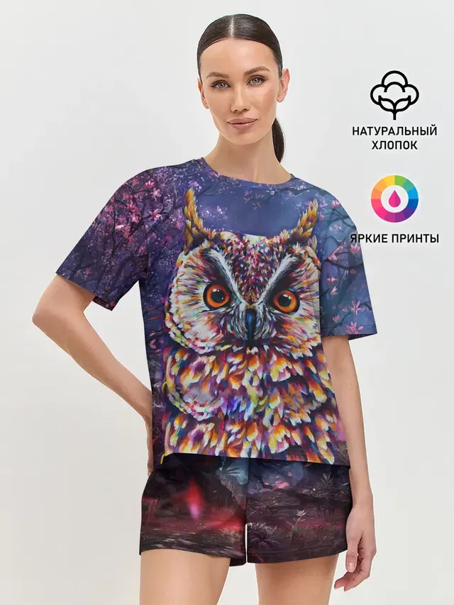 Женская пижама с шортами