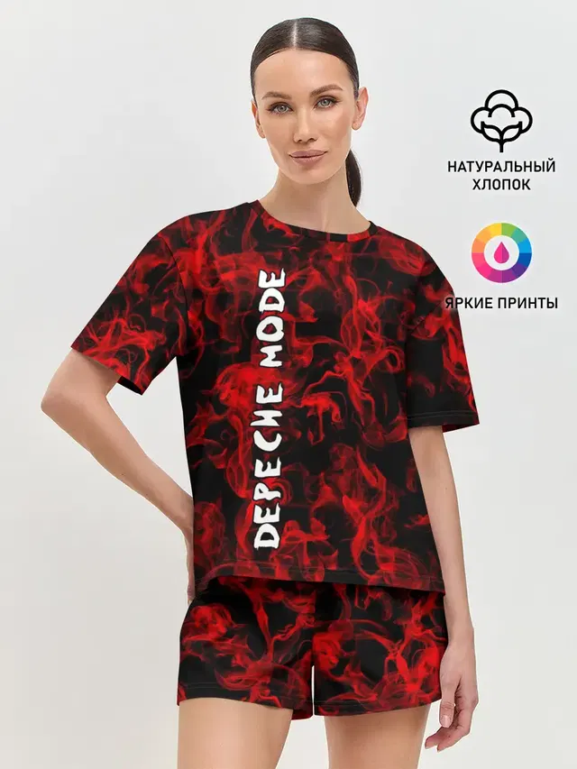 Женская пижама с шортами