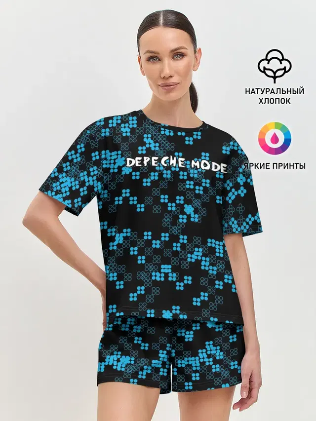 Женская пижама с шортами