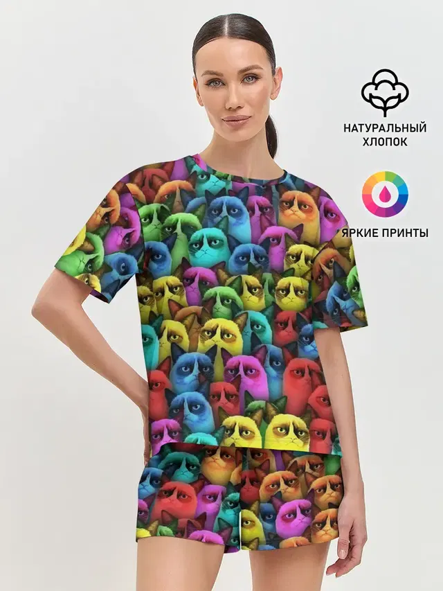 Женская пижама с шортами