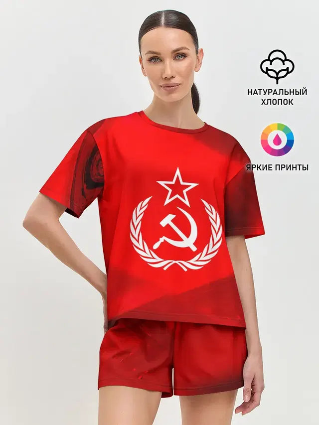 Женская пижама с шортами