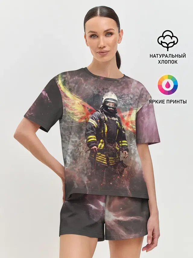 Женская пижама с шортами