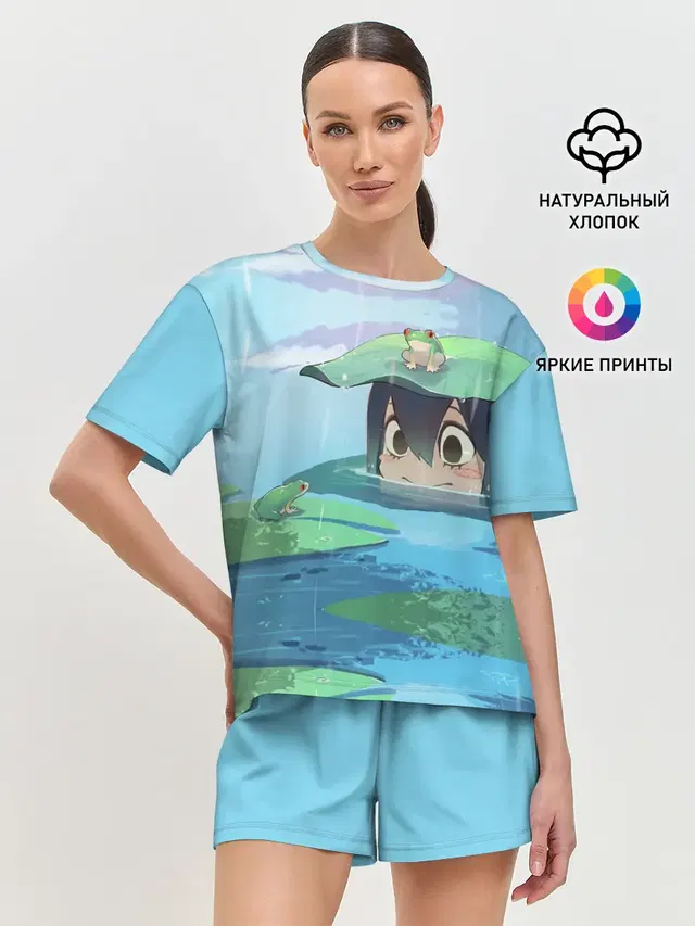 Женская пижама с шортами