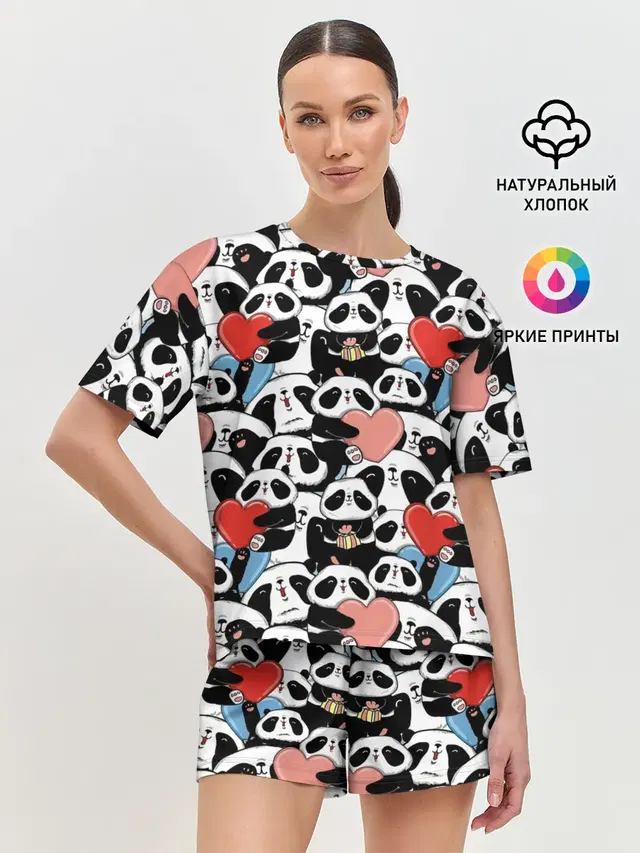 Женская пижама с шортами