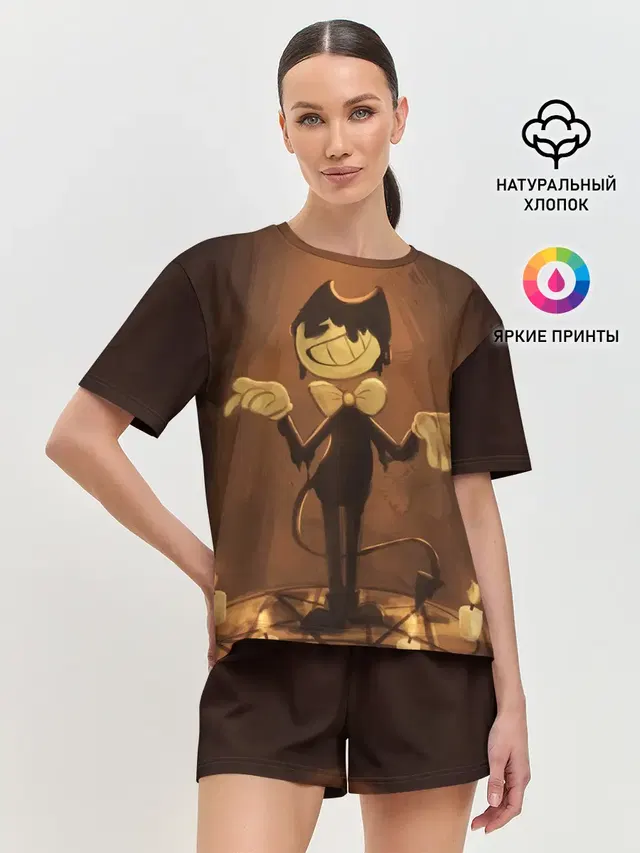 Женская пижама с шортами