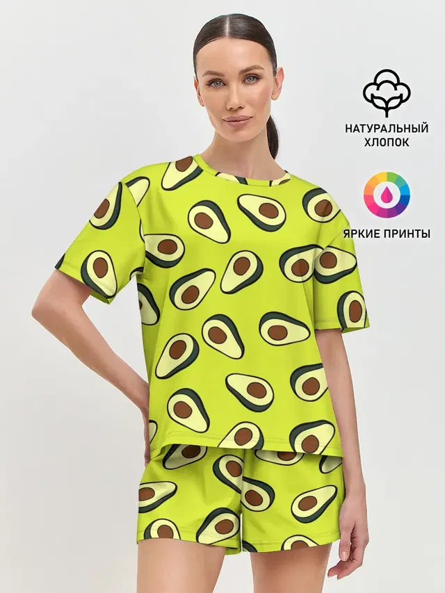 Женская пижама с шортами