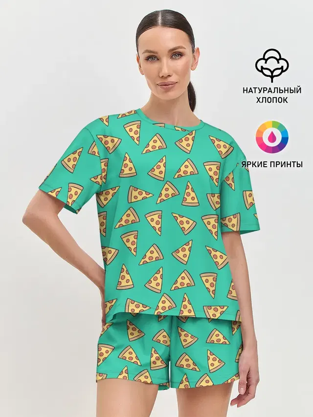 Женская пижама с шортами