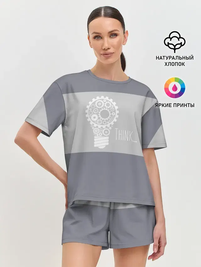 Женская пижама с шортами