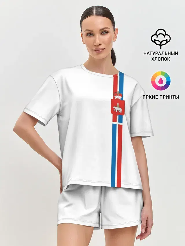 Женская пижама с шортами