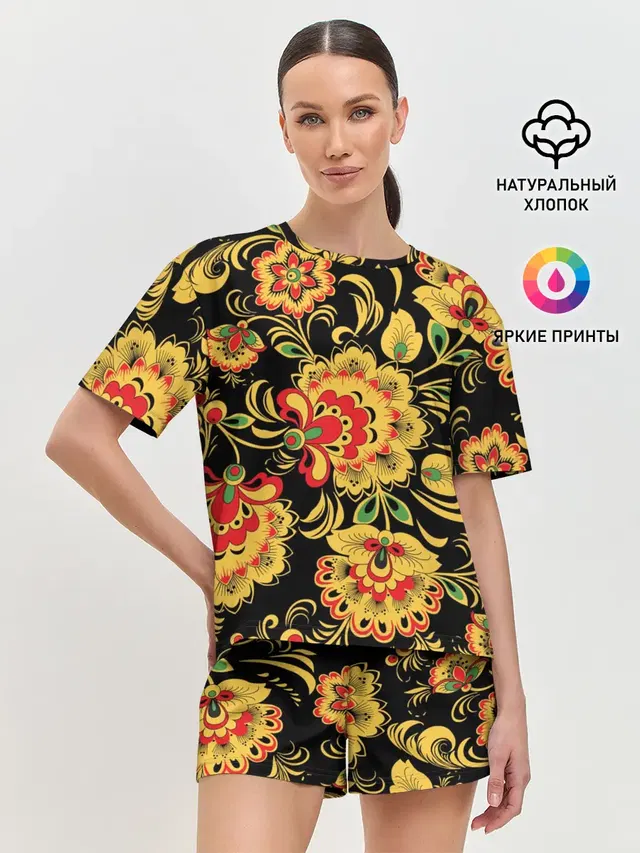 Женская пижама с шортами
