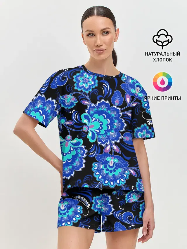 Женская пижама с шортами