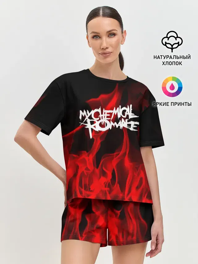 Женская пижама с шортами