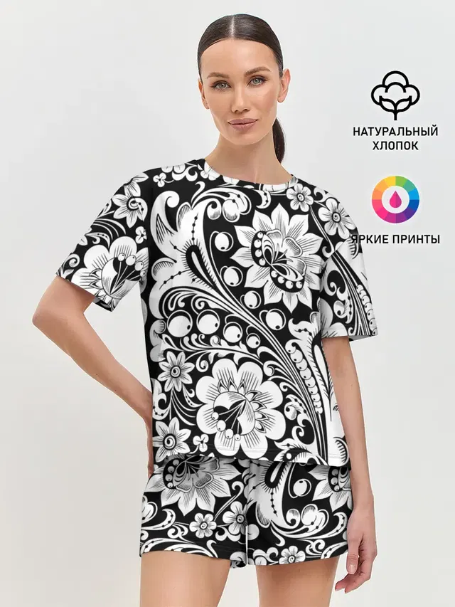 Женская пижама с шортами