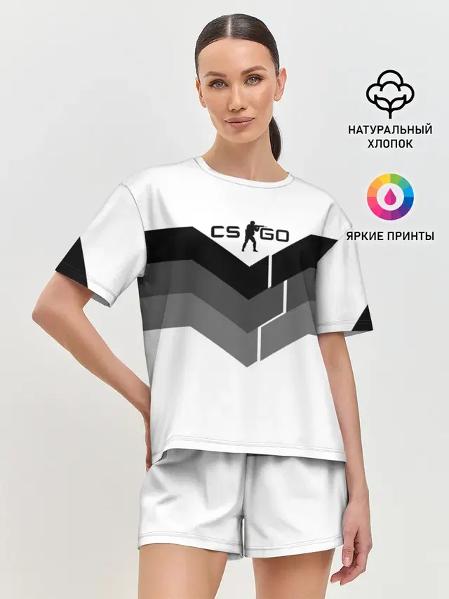 Женская пижама с шортами