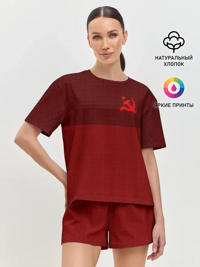 Женская пижама с шортами