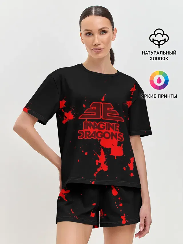 Женская пижама с шортами