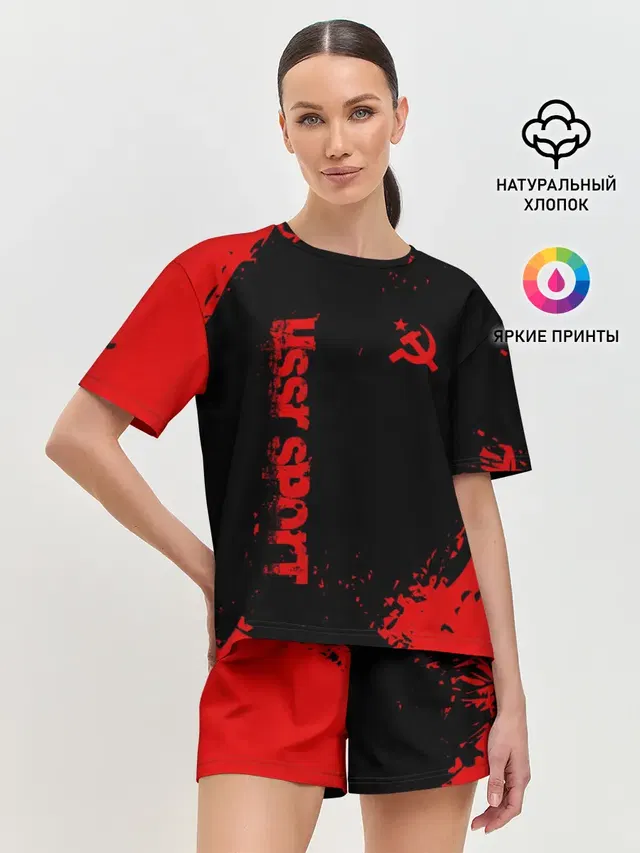 Женская пижама с шортами