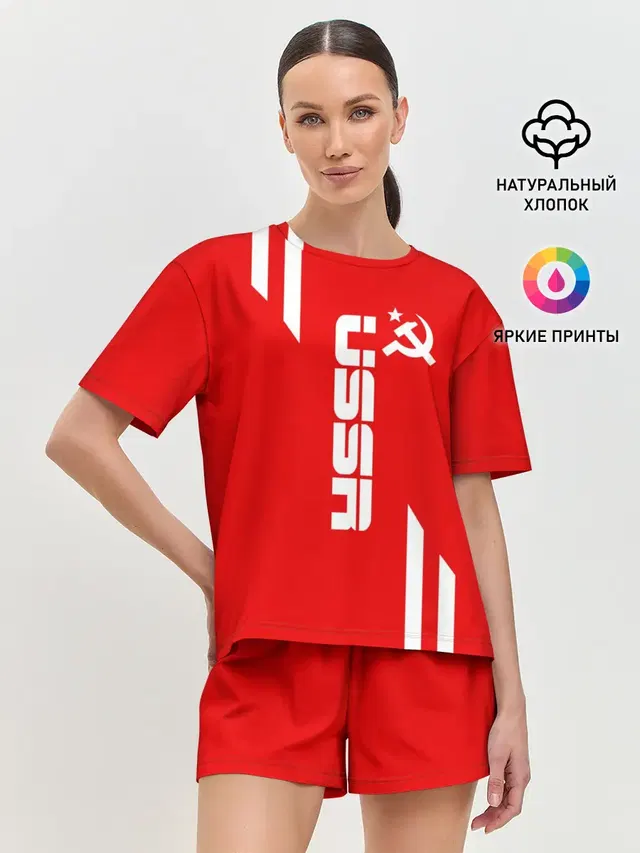 Женская пижама с шортами