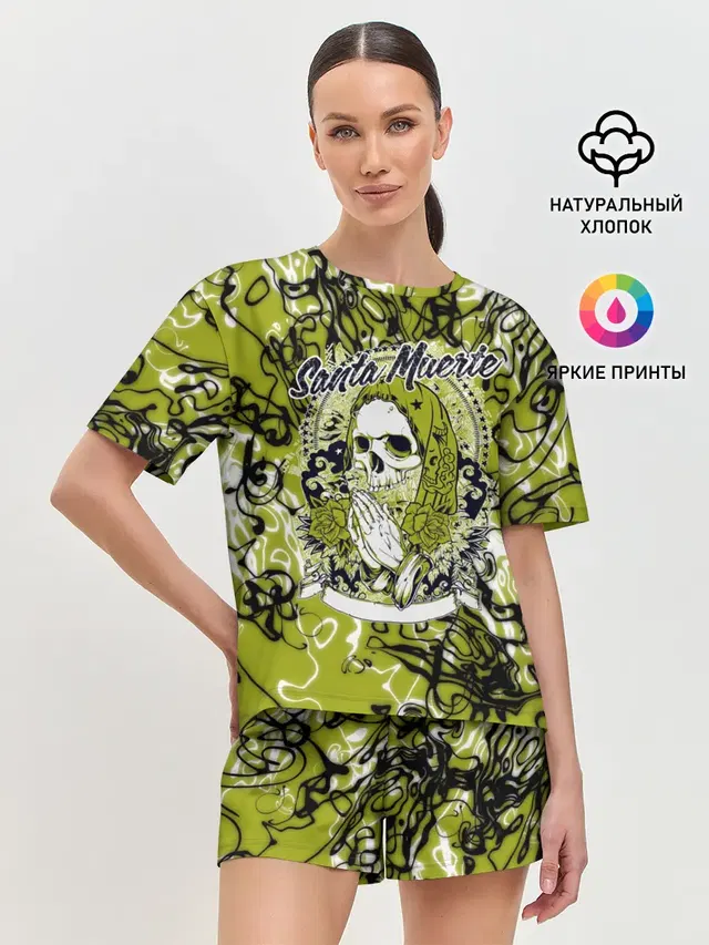 Женская пижама с шортами