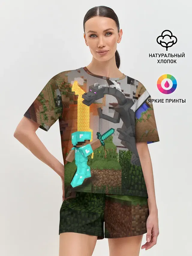 Женская пижама с шортами