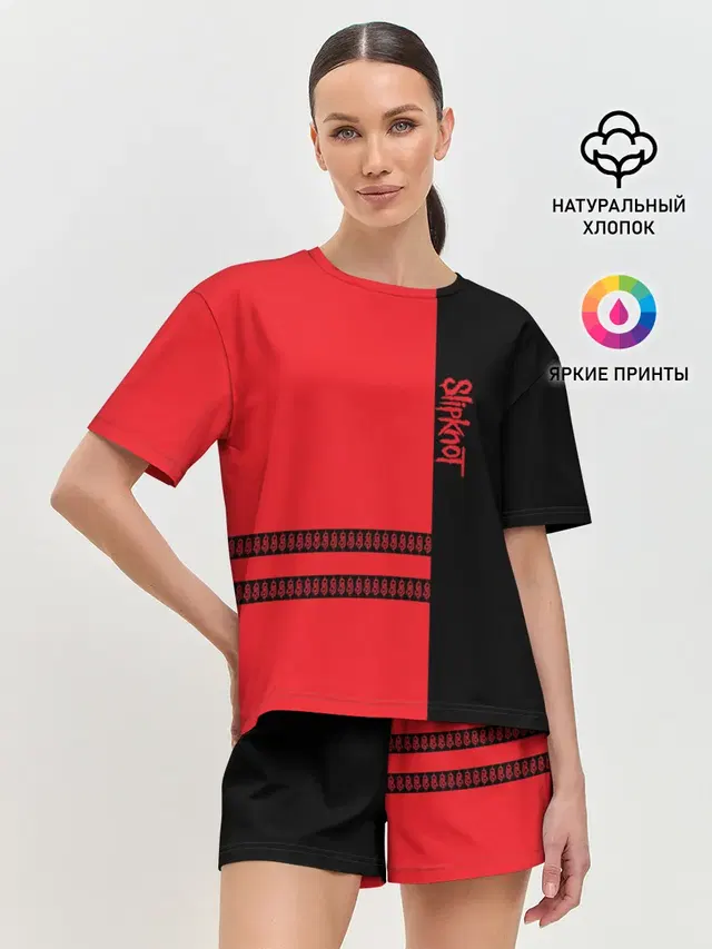 Женская пижама с шортами