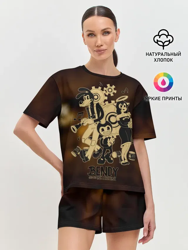 Женская пижама с шортами