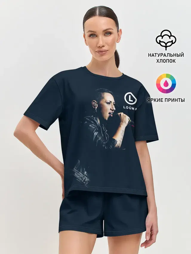 Женская пижама с шортами