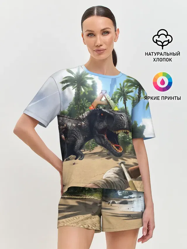 Женская пижама с шортами