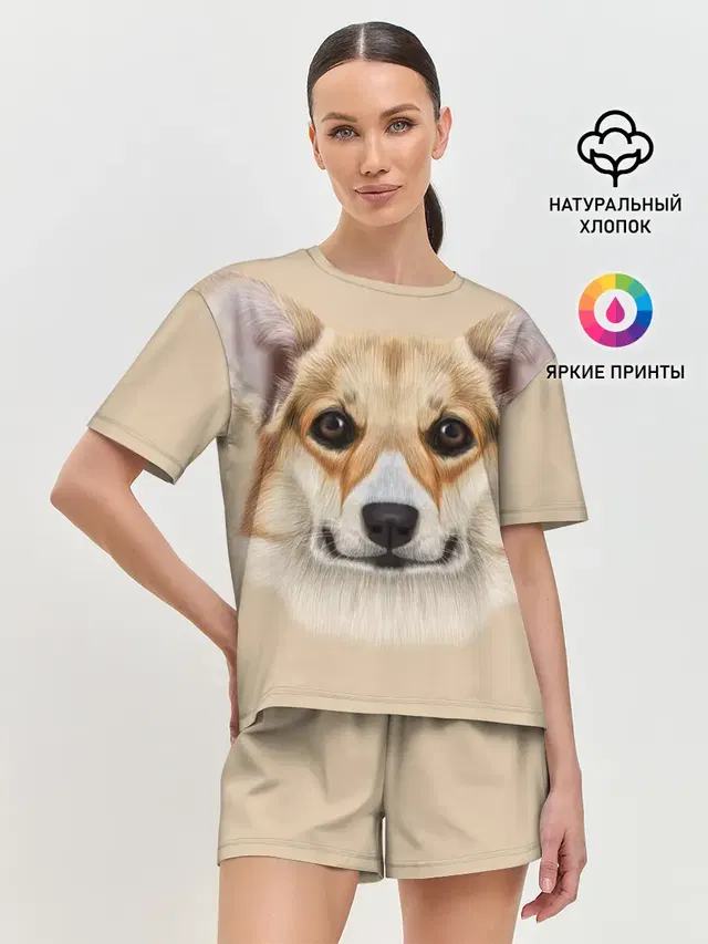 Женская пижама с шортами