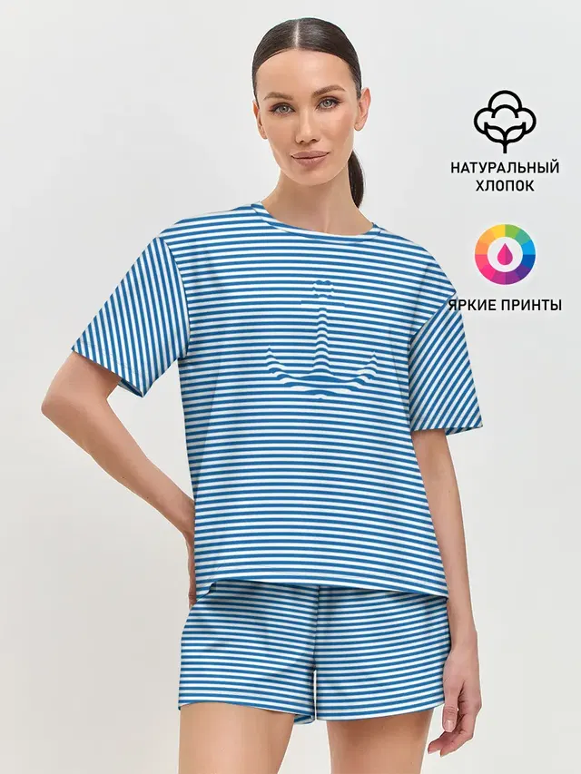 Женская пижама с шортами