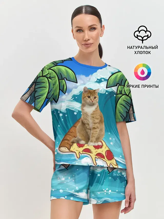Женская пижама с шортами