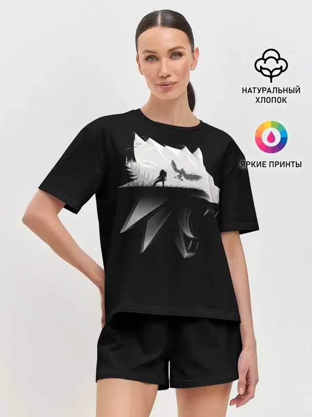 Женская пижама с шортами