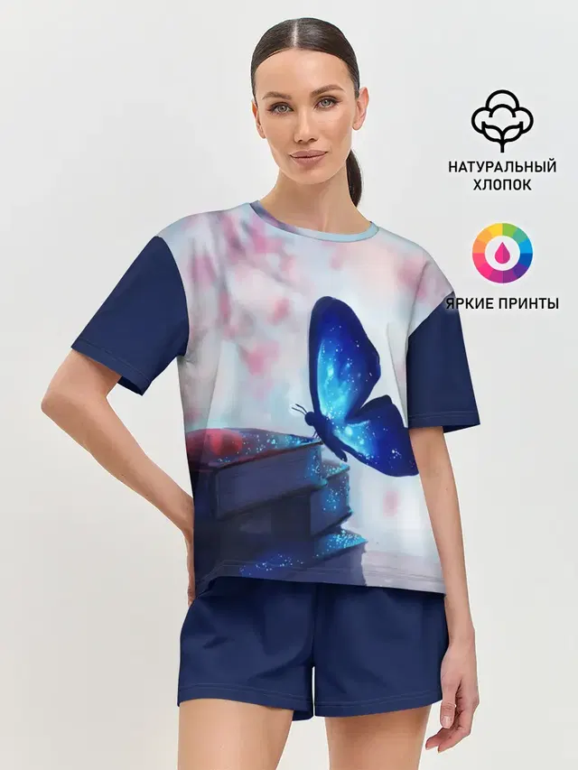 Женская пижама с шортами