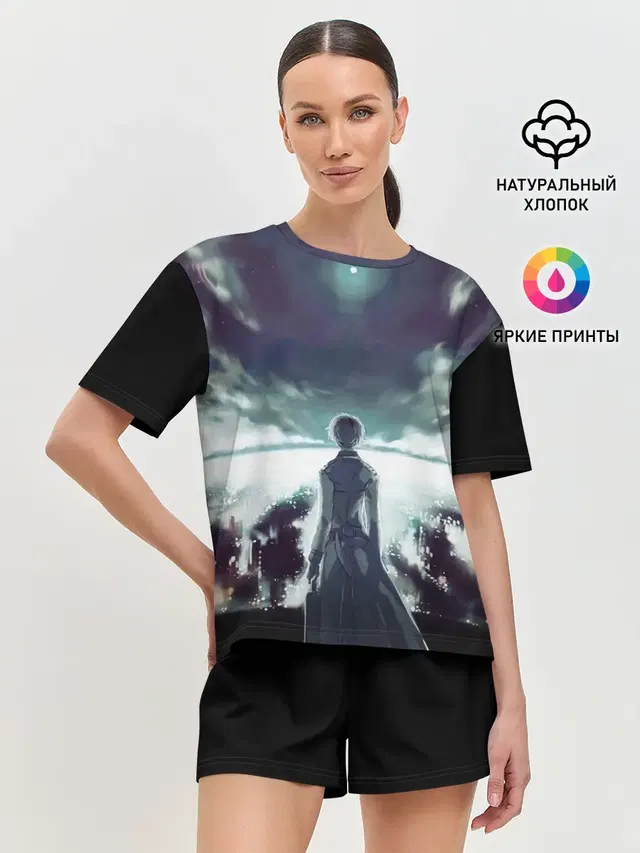 Женская пижама с шортами