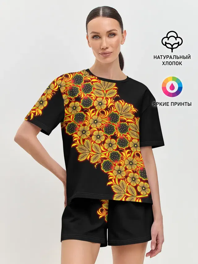 Женская пижама с шортами